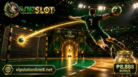Anonymous basketball player driving across the court under bright VIPSLOT arena lighting