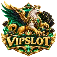 VIPSLOT emerald wolf brand icon